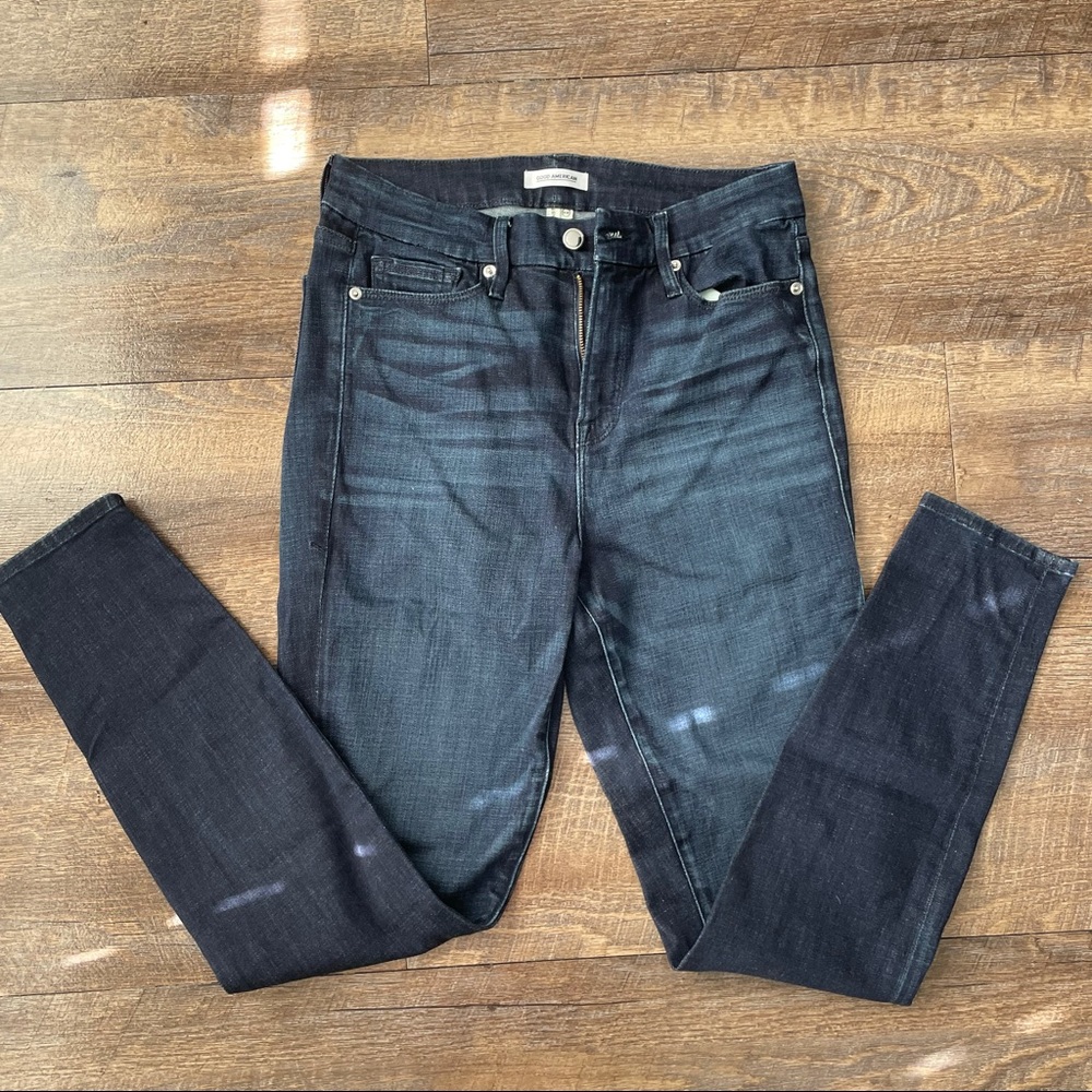 Good American Good Waist High Rise Skinny Jeans